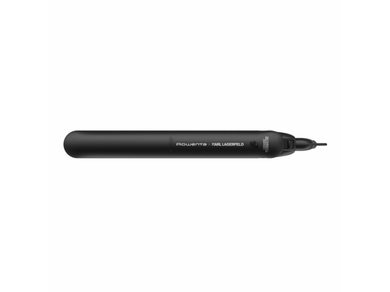 Rowenta X Karl Lagerfeld Sf161l Easyliss Hair Straightener With Ceramic Tourmaline Coating And Straight & Curl Function - Black/Red