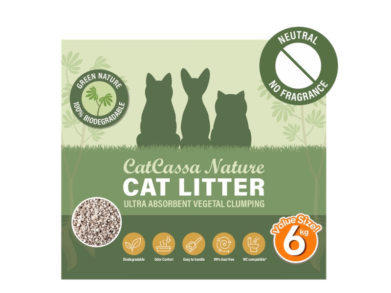 Catcassa Nature Kattegrus (Neutral) 6Kg