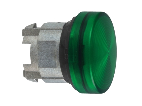 Schneider Electric ZB4, Knap, Grøn, Universal LED, IP66, IK06, Klasse I
