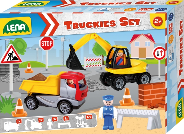 Lena Truckies Sm01631, Køretøjssæt, Indendørs/Udendørs, 2 År, Flerfarvet