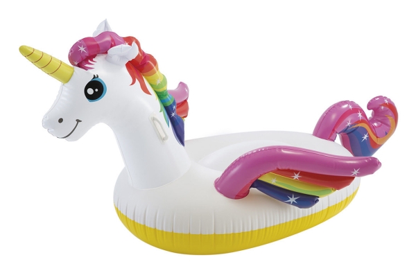 Intex Enhjørning Ride-On 198X140x102cm