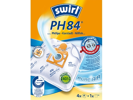 Swirl Ph 84, Orange, Weiß, Philips, Nilfisk, Karstadt, 4 Stück(E), 1 Stück(E)