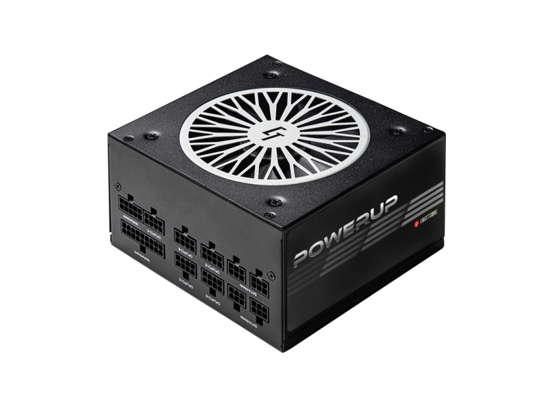 Chieftec Powerup Gpx-850Fc, 850 W, 100 - 240 V, 47 - 63 Hz, 12 A, Aktiv, 110 W