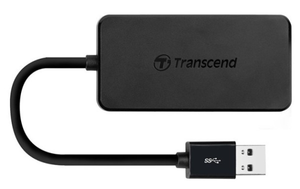 Transcend Hub2, Usb 3.2 Gen 1 (3.1 Gen 1) Type-A, Schwarz, Ce/Fcc/Bsmi/Kc/Rcm/Eac, Usb, 5 V, 0.9 A