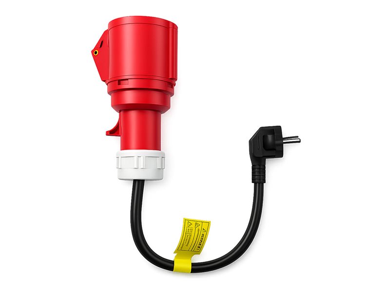 Qoltec Strømadapter Til Elbilopladere | Cee-Stik 16A 5P | 400V Tilschuko 230V-Adapter | Max 16A | 3,5 Kw