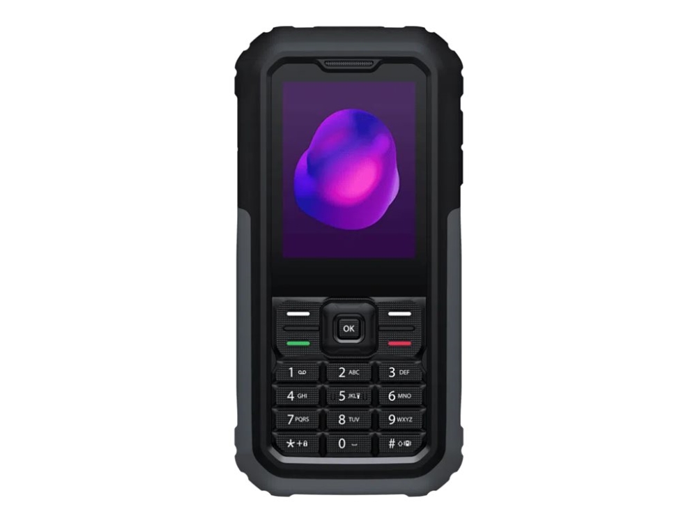 Tcl Onetouch 5044 - 4G Funktionstelefon - Dual-Sim - Ram 64 Mb / Intern Hukommelse 128 Mb - Microsd Slot - Lcd-Skærm 2 Mp - Himalaya Grå