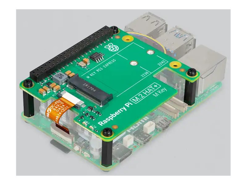 Raspberry Pi M.2 Hat+, Erweiterungsplatine, Raspberry Pi, Raspberry Pi, Grün