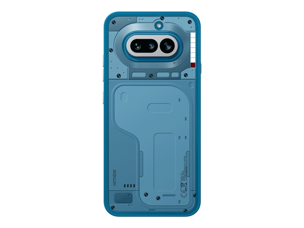 Nothing Phone (4a) – 5G smartphone – dual-SIM – RAM 12 GB / Intern hukommelse 256 GB – OLED display – 6.78 – 2720 x 1224 pixels (120 Hz) – 3x bagkamera 50 MP, 50 MP, 8 MP – front camera 32 MP – blå
