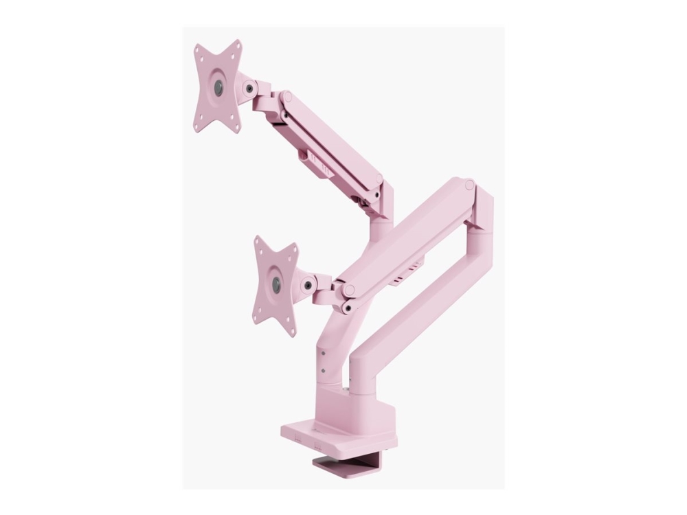 Arozzi Alzare Neo Duo - Gas Spring Monitor Arm - Pink