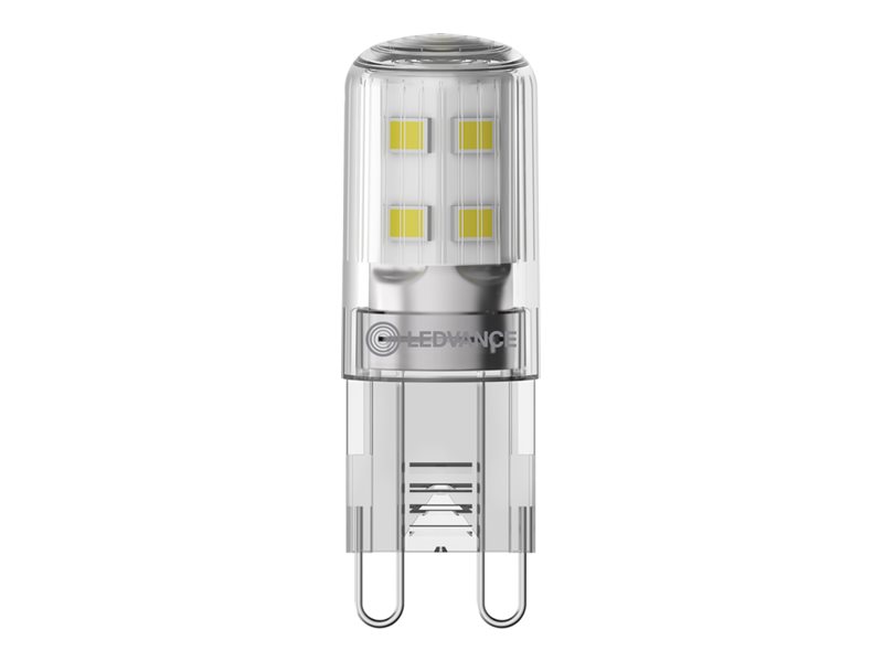 Ledvance Value Class Pin - Led-Lyspære - Form: Majs - Klar Finish - G9 - 1.9 W (Tilsvarende 20 W) - Klasse F - Varmt Hvidt Lys - 2700 K