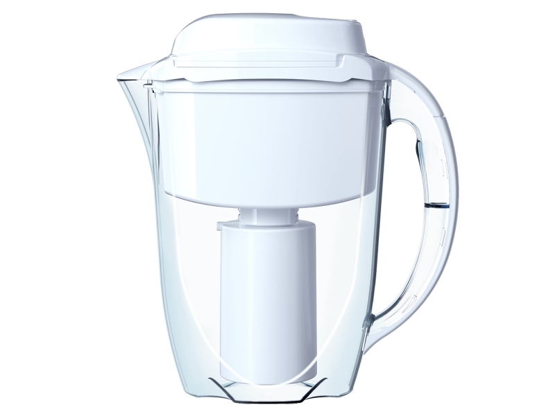 AQUAPHOR J.Shmidt A500, Bordplade vandfilter, 2,8 L, Transparent, Hvid