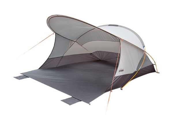 High Peak Cordoba 80, Überdachung, Grau, Fiberglas, Polyester, 2200 Mm, 1600 Mm