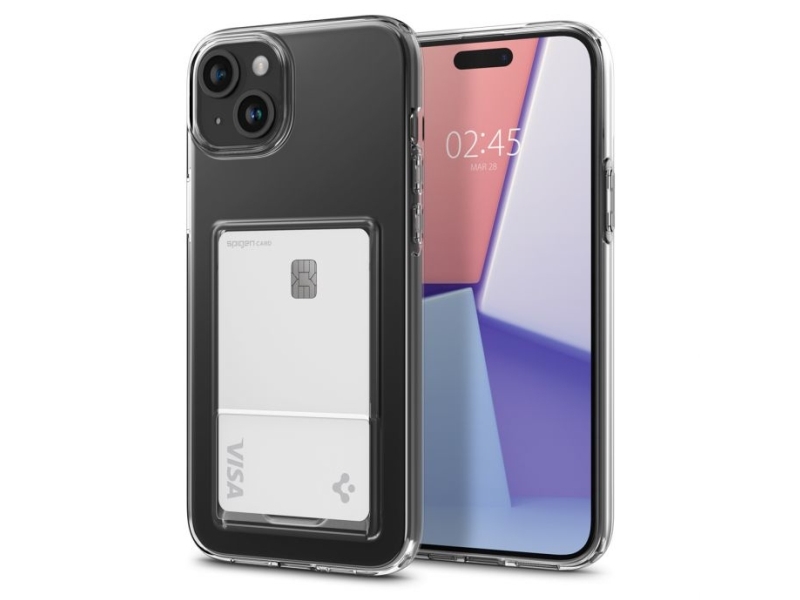 Spigen Acs06667, Cover, Apple, Iphone 15 Plus, 17 Cm (6.7"), Transparent