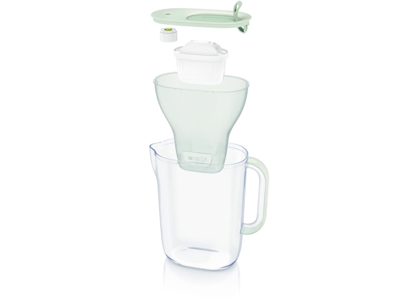Brita 1051367, Wasserfiltration Flasche, 2,4 L, Grün, Transparent