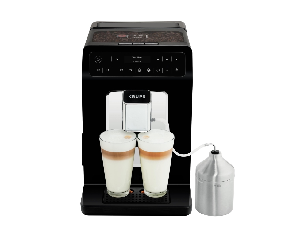 Krups Evidence Ea8918, Espressomaskine, 2,3 L, Kaffebønner, Indbygget Kværn, 1450 W, Sort