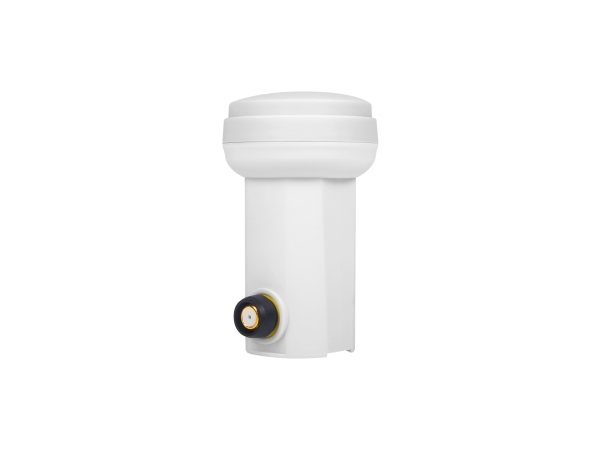 Megasat 401072, Single LNB, 10,7 - 12,75 GHz, 60 dB, 0,1 dB, Hvid, F