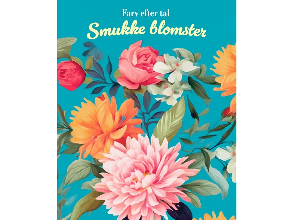 Nach Zahlen Ausmalen – Schöne Blumen
