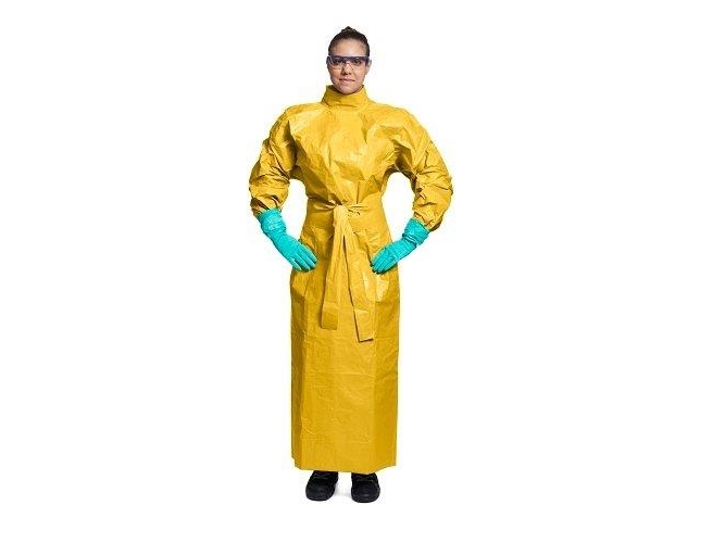 Kittel Tychem 2000 C m/ærme gul L/2XL