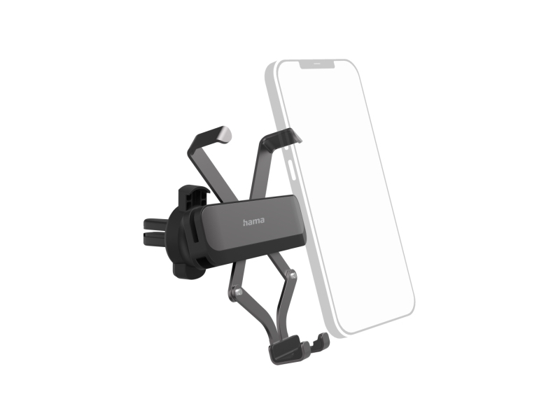Hama Gravity Pro, Handy/Smartphone, Passive Halterung, Auto, Schwarz