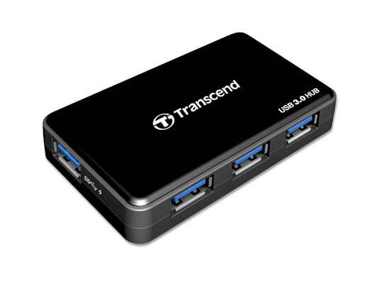 Transcend Hub3, Usb 3.2 Gen 1 (3.1 Gen 1) Type-A, Schwarz, Ce/Fcc/Bsmi/Kc/Rcm/Eac, 5 - 12 V, Windows 10, Windows 7, Windows 8, Mac Os X 10.2 Jaguar