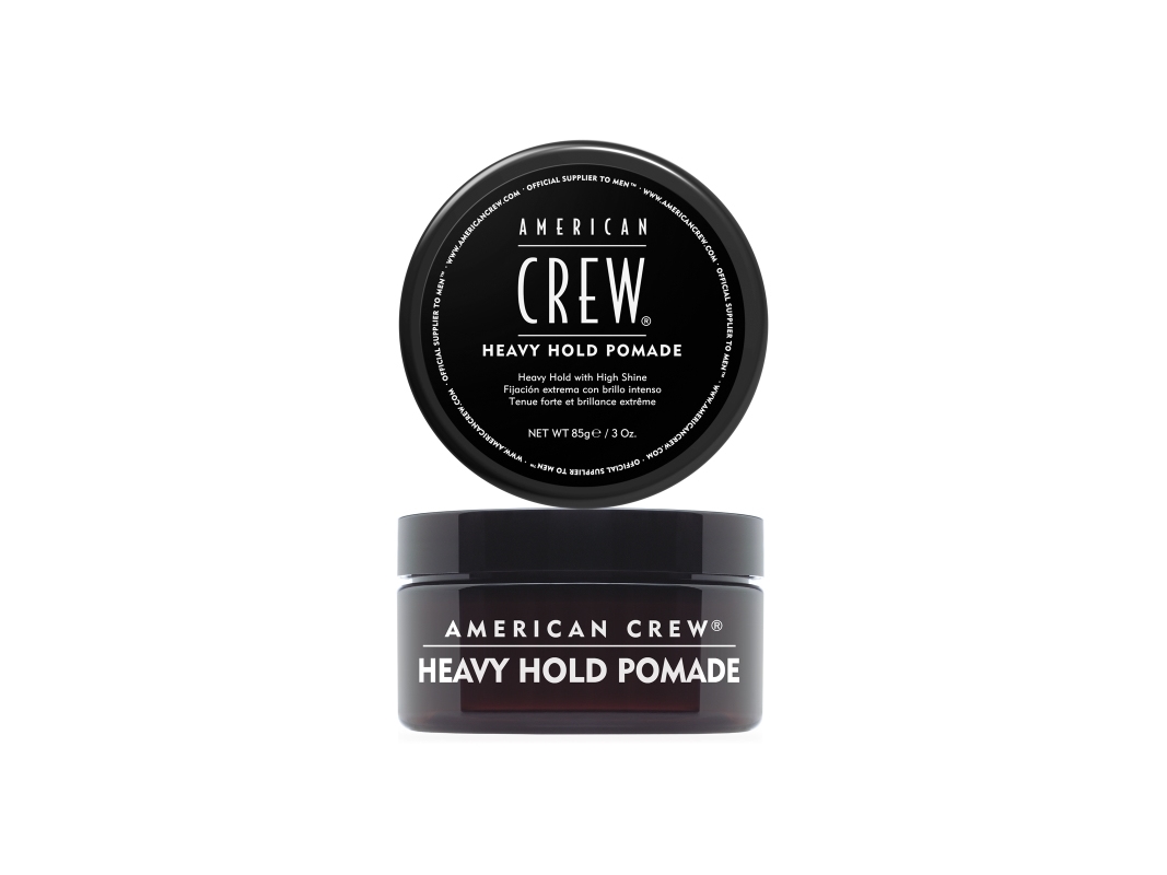 American Crew Heavy Hold Pomade 85g - Styling Product for Men with Extreme Hold and High Shine - Water-Based