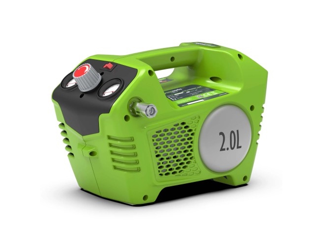 Akku-Luftkompressor Greenworks G24ac 24 V (Ohne Akku Und Ladegerät) - Solo