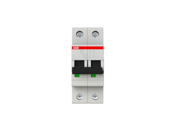 Automatsikring C 6A 2P 6Ka 2M