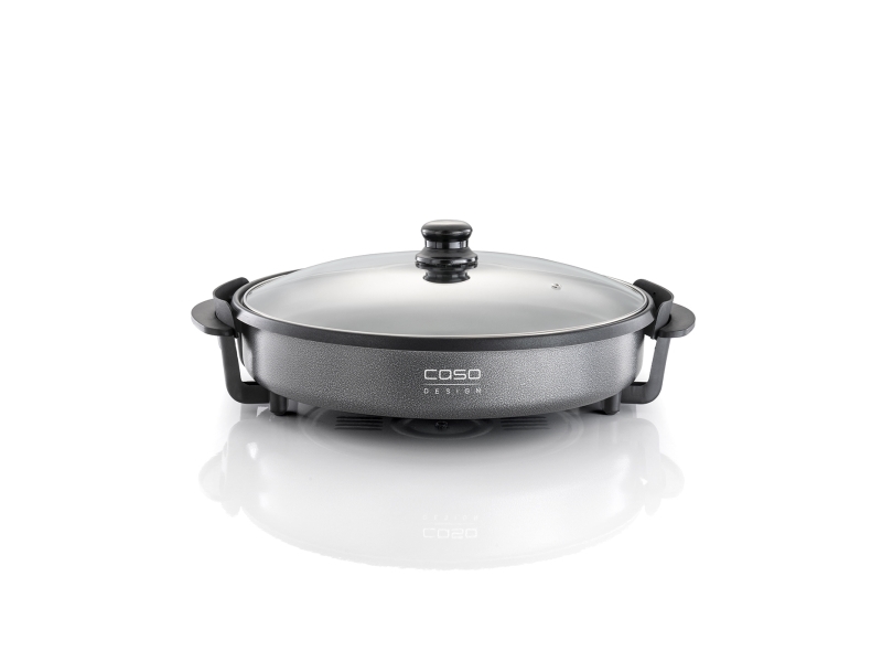 Caso 1491, Rund, Grau, Glas, 240 °C, Abnehmbarer Deckel, Gs