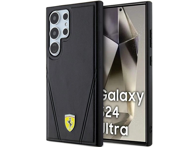 Ferrari 3666339242497, Cover, Samsung, Galaxy S24 Ultra, 17,3 Cm (6.8"), Sort
