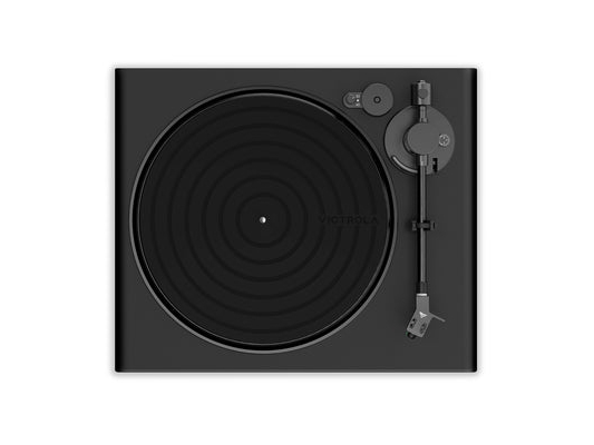 Victrola Hi-Res Onyx, Bæltedrevet pladespiller, Sort, Sølv, Aluminium, Kulfiber, MDF, Plast, Aluminium, 33 1/3,45 rpm, 45 dB
