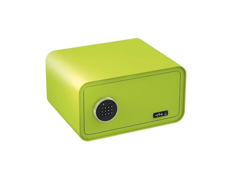 Basi Mysafe 430, Fritstående Pengeskab, Grøn, Kode, Elektronisk, Væg, Batteri, Aa