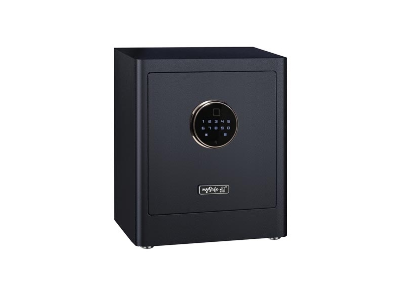 Basi Mysafe Premium 350, Frei Stehend Sicher, Schwarz, Elektronisch, Code, Lesegerät Für Den Fingerabdruck, 1 Regale, Akku, Aa
