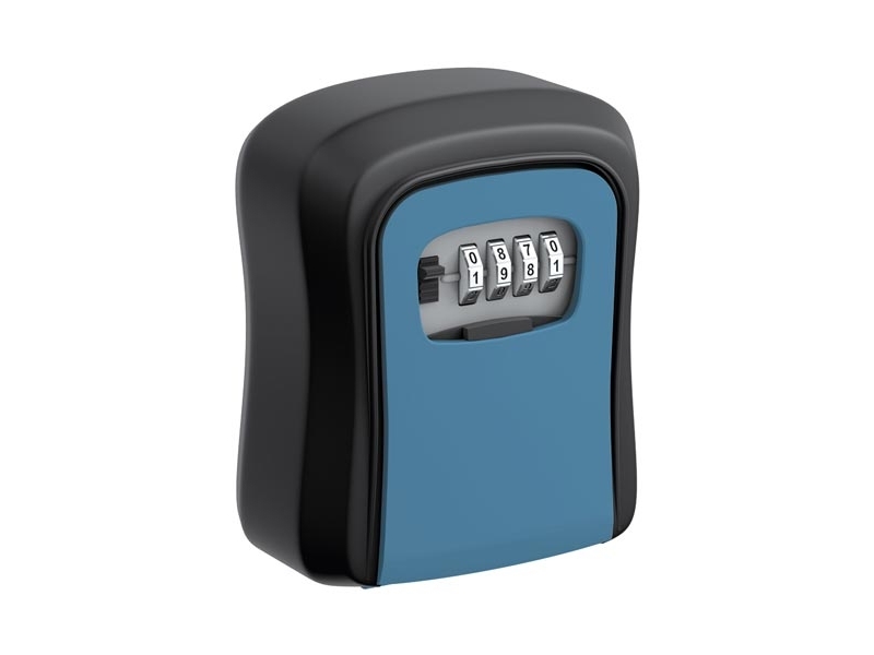 Basi Ssz 200, Wandtresor, Schwarz, Blau, Zahlenschloss, Aluminium, Wand, Schlüssel