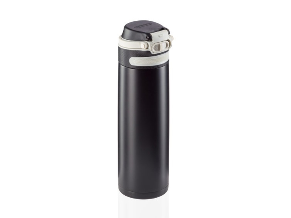 Leifheit 03271 Rejsekrus 600 Ml Sort Rustfrit Stål (3271)