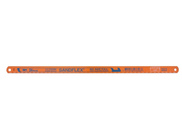 Bahco 3906-300-24-10P, Metall, Stahl, Blau, Orange, 30 Cm, 13 Mm, 0,65 Mm