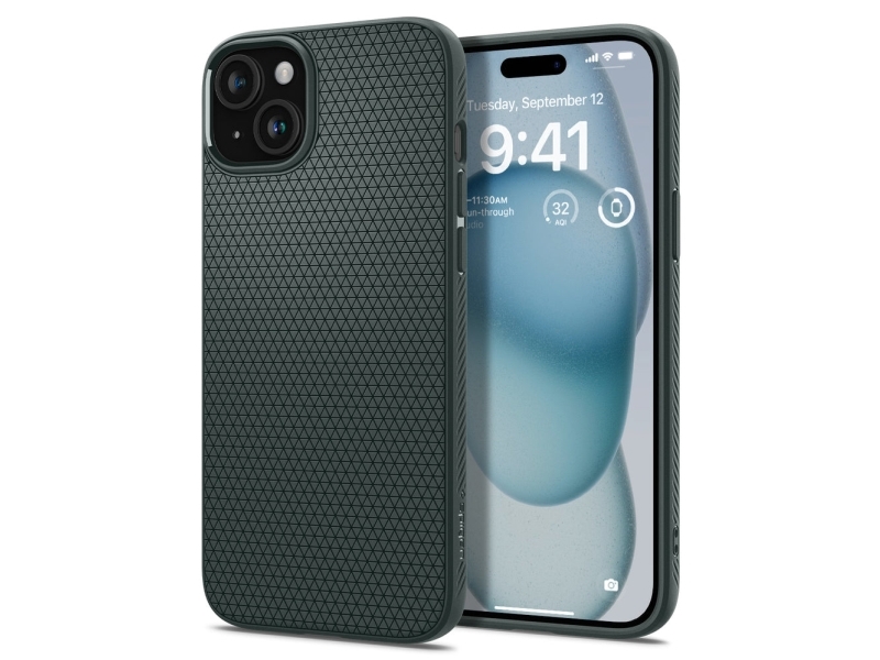 Spigen Acs06792, Cover, Apple, Iphone 15, 15,5 Cm (6.1"), Grøn