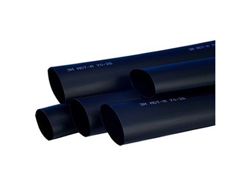 3M TE100037569, Varmekrympet rør, Sort, 100 cm, 1,2 cm, 135 °C