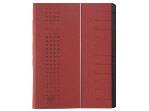 Elba 400001990, Bordeaux, Karton, A4, 450 g/m², 250 mm, 12 mm