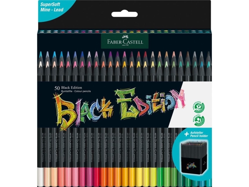 Faber-Castell 116450, Blød, Flerfarvet, 50 stk