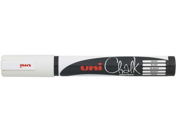 Kridtmarker Uni-Kugle, Rund, 2,5 Mm, Hvid