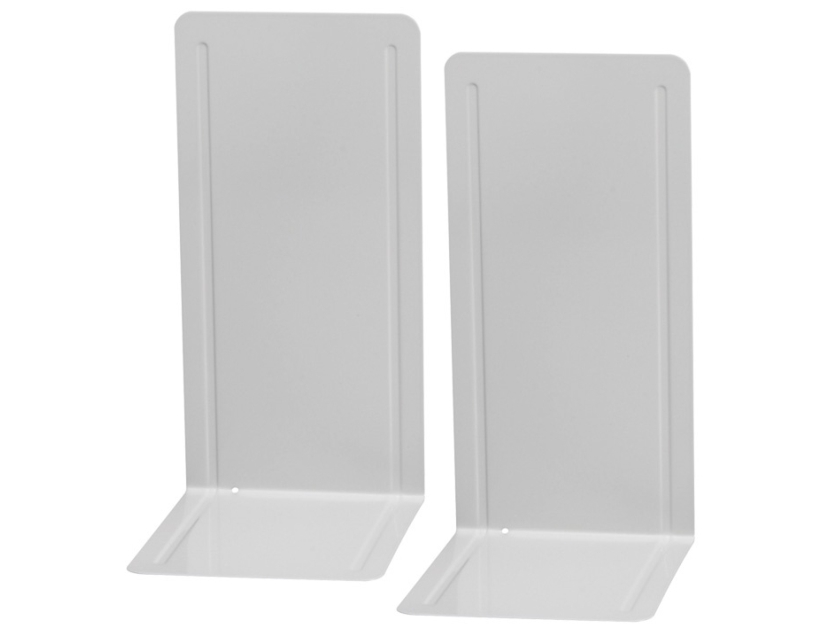 MAUL Buchstütze grau - 240x140x120 mm - Metall - 2 Stück - Image 7