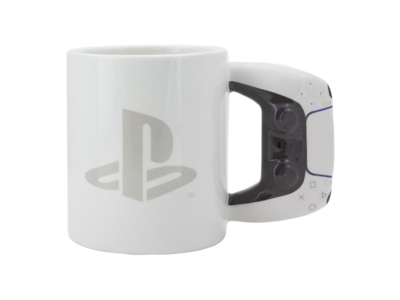 Paladone Playstation Shaped Mug Ps5, Einzelbild, 0,48 L, Weiß, Keramik, Becher, Universal
