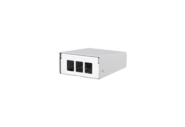 Metz Metz Connect Ap Keystone Gehäuse 3-Port Reinweiß Ral9010