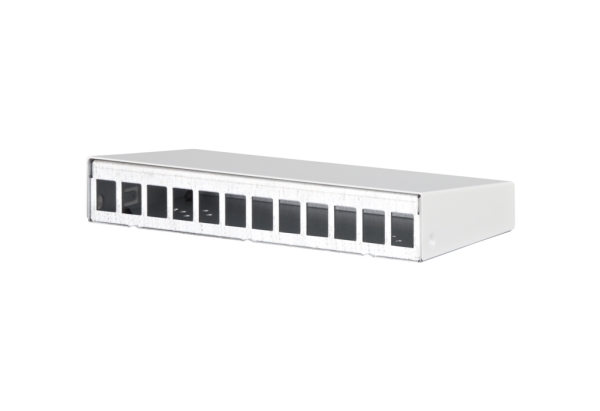 Metz Metz Connect Ap Keystone Gehäuse 12 Port Reinweiß Ral9010