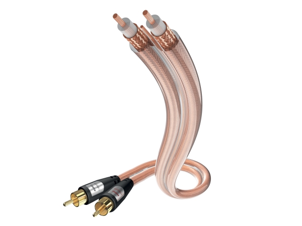 Inakustik 00304115, Rca, Stecker, Rca, Stecker, 1,5 M, Transparent