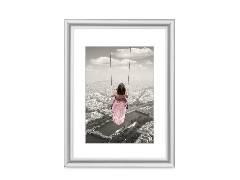 Hama Swing, Einzelbilderrahmen, Polystyrol (Ps), Silber, Tisch, Wand, 13 X 18 Cm, Rechteckig