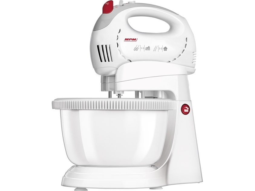 MPM MMR-17Z, Håndmixer, Hvid, Slå, Ælte, Mikse, 2,4 L, Knapper, 300 W