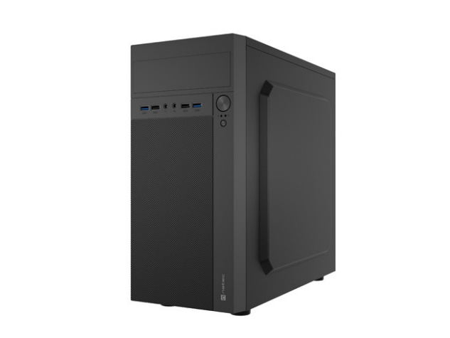 Natec Npc-2038, Desktop, Pc, Sort, Micro Atx, Mini-Itx, Akrylonitrilbutadienstyren, Metal, 14,8 Cm