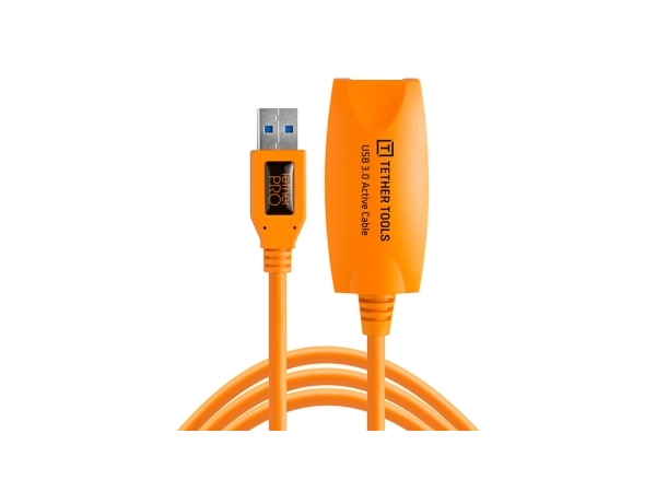 Tether Tools Cu3017, 5 M, Usb A, Usb A, Usb 3.2 Gen 1 (3.1 Gen 1), 5 Gbit/S, Orange