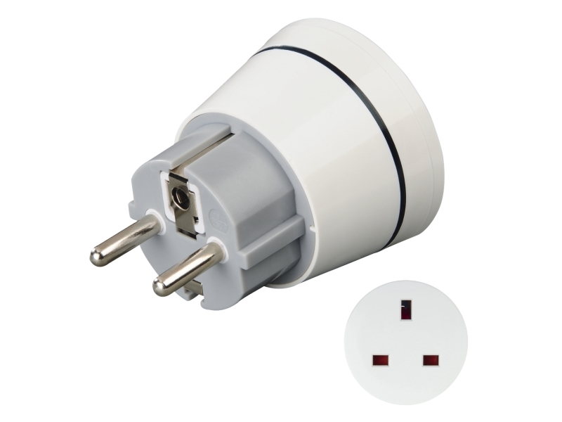 Hama Core Rejseadapter Uk-Stik - Eu-Stik